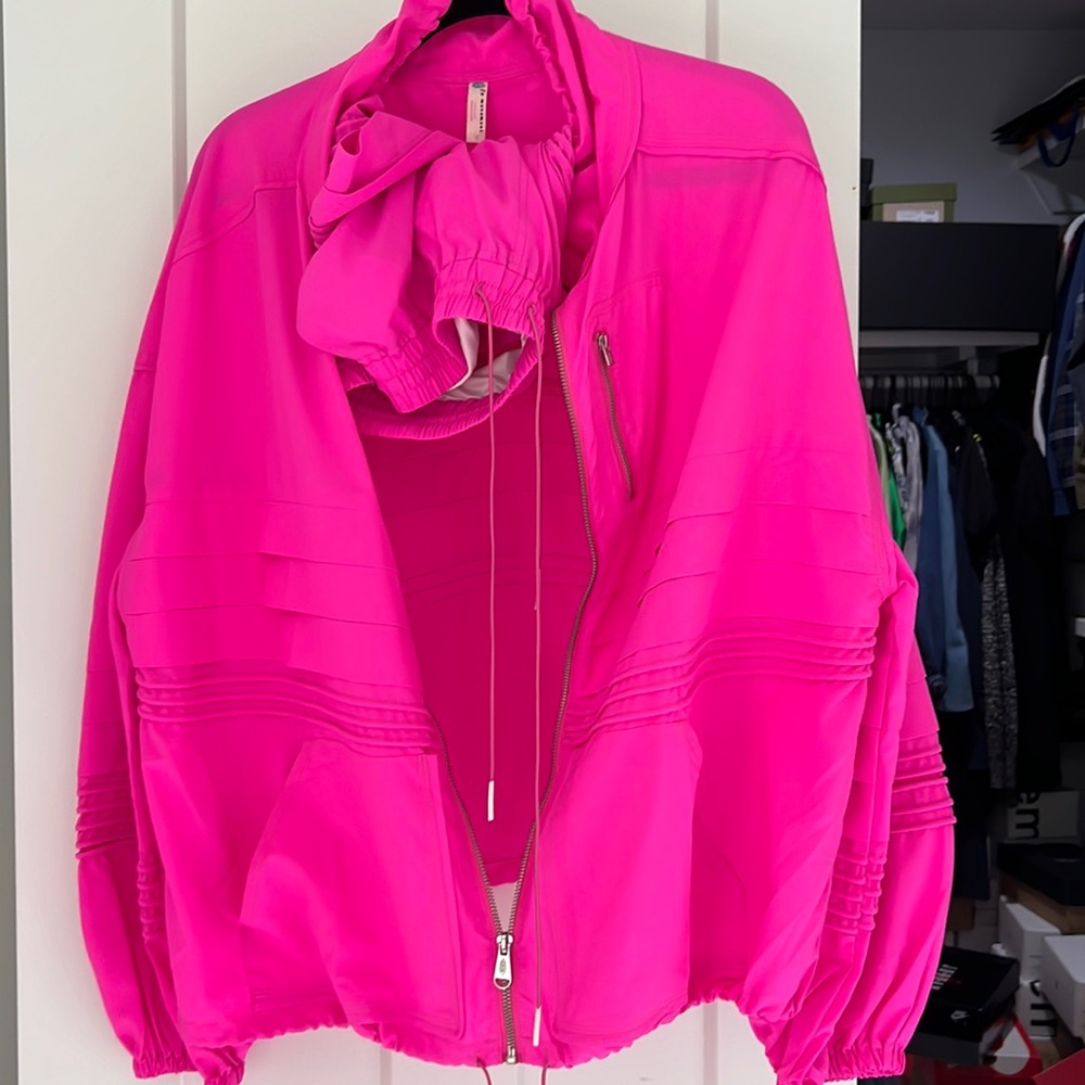 Free people neon short tracksuit